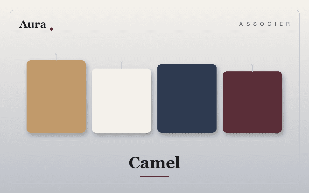Quelle couleur associer au camel