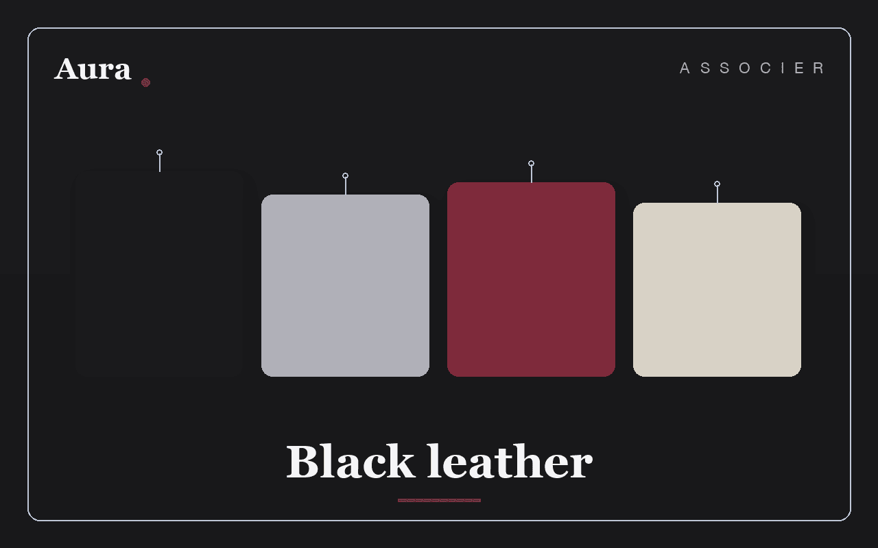 Avec quoi porter du cuir noir