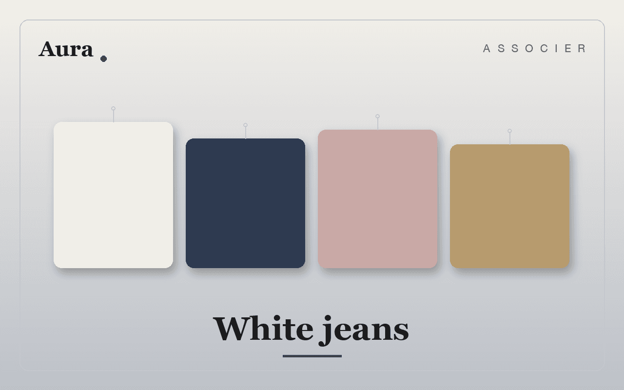 Avec quoi porter un jean blanc