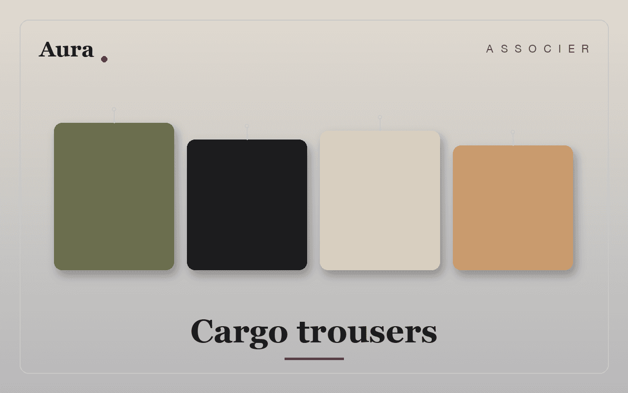 Avec quoi porter un pantalon cargo