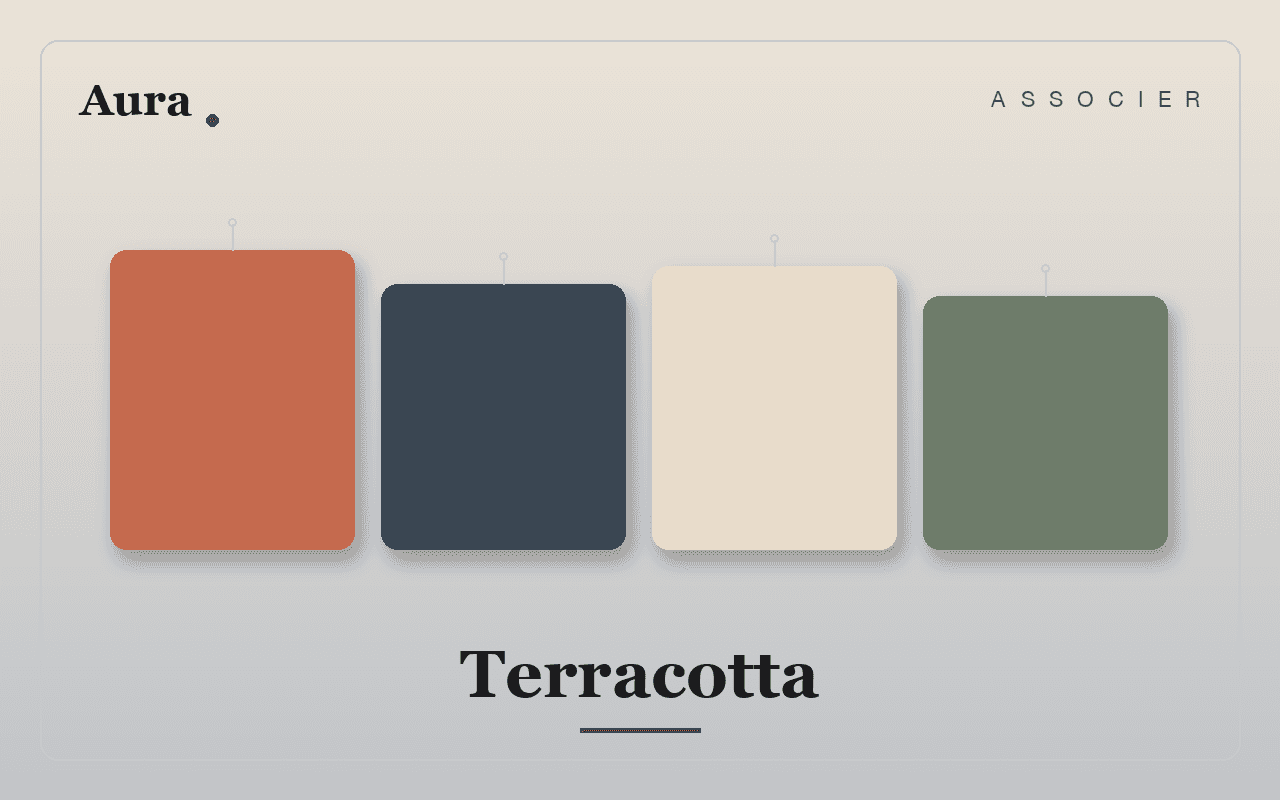 Quelle couleur associer au terracotta
