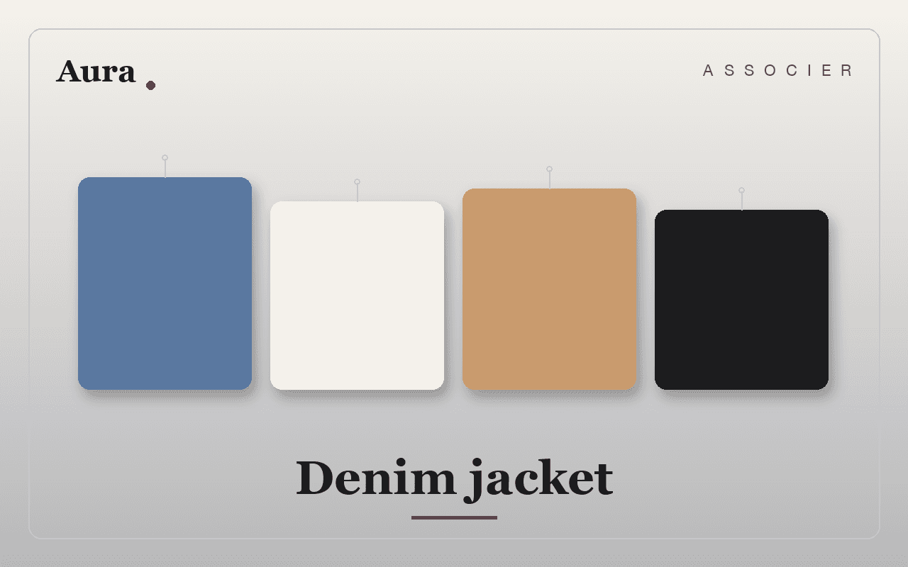 Avec quoi porter une veste en jean