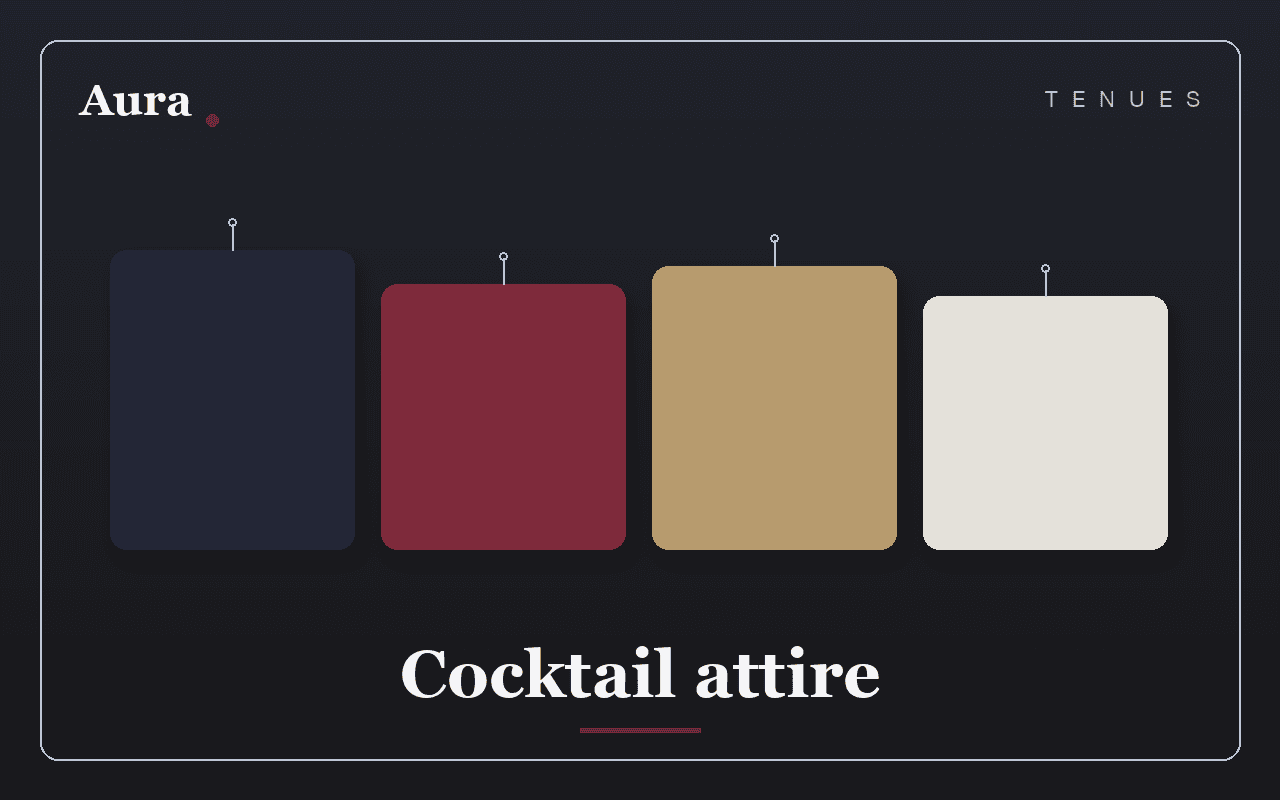 Tenue de cocktail : comment interpreter le dress code